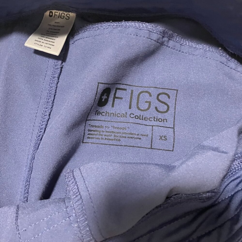 FIGS Scrubs Women’s Pants Big Sky Kade Cargo - Picture 3 of 3